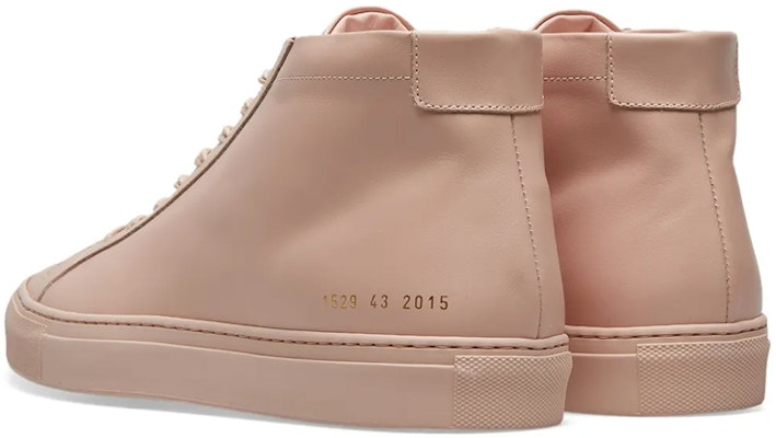 Common Projects Achilles 中幫鞋款 '淡粉色' 1529-2015 Shop Common Projects Achilles 中幫鞋款 '淡粉色' 1529-2015