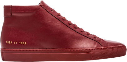 Common Projects Achilles Mid 'Red' 1529-1039 Common Projects Achilles Mid 'Red' 1529-1039