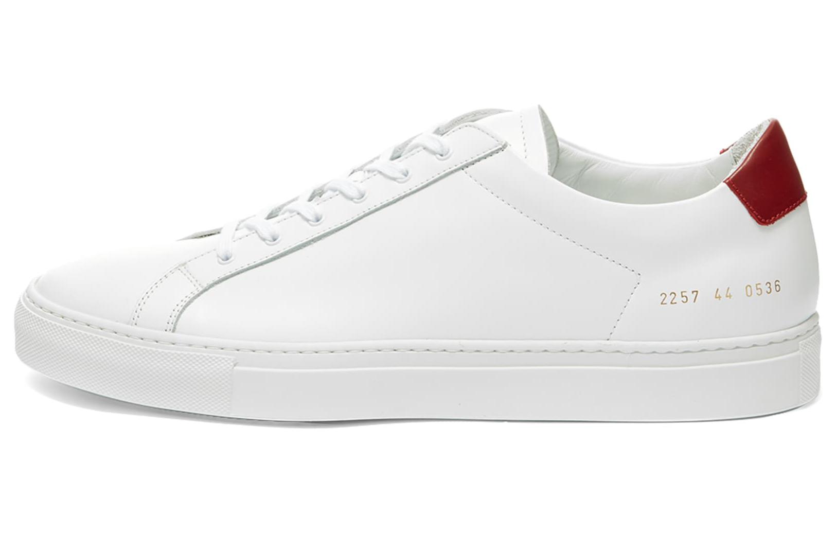 Common Projects Achilles Retro Low 'White Red' 2257-0536