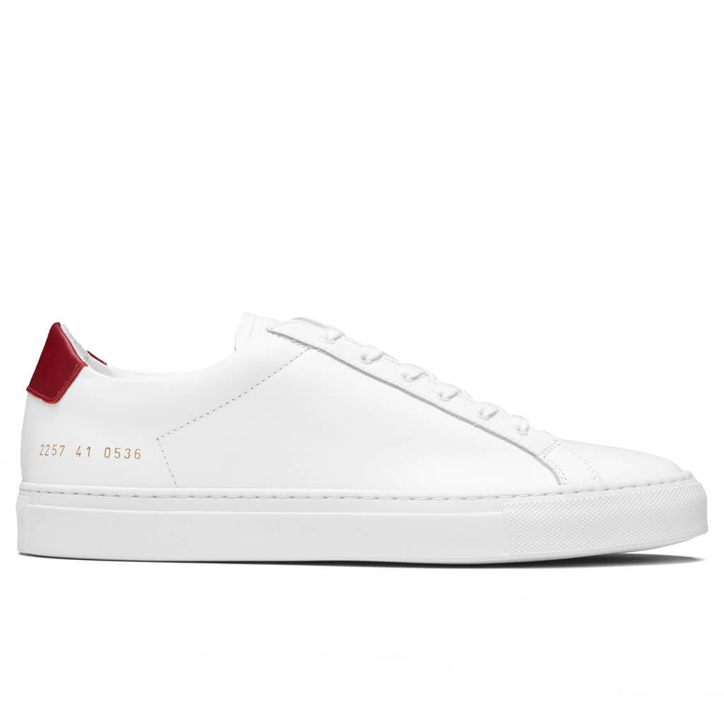 Order Common Projects Achilles Retro Low ''Blanc Rouge'' 2257-0536