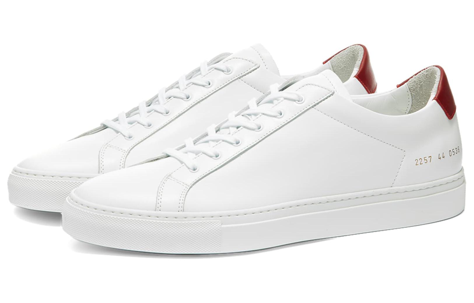 Lookbook Common Projects Achilles Retro Low ''Blanc Rouge'' 2257-0536