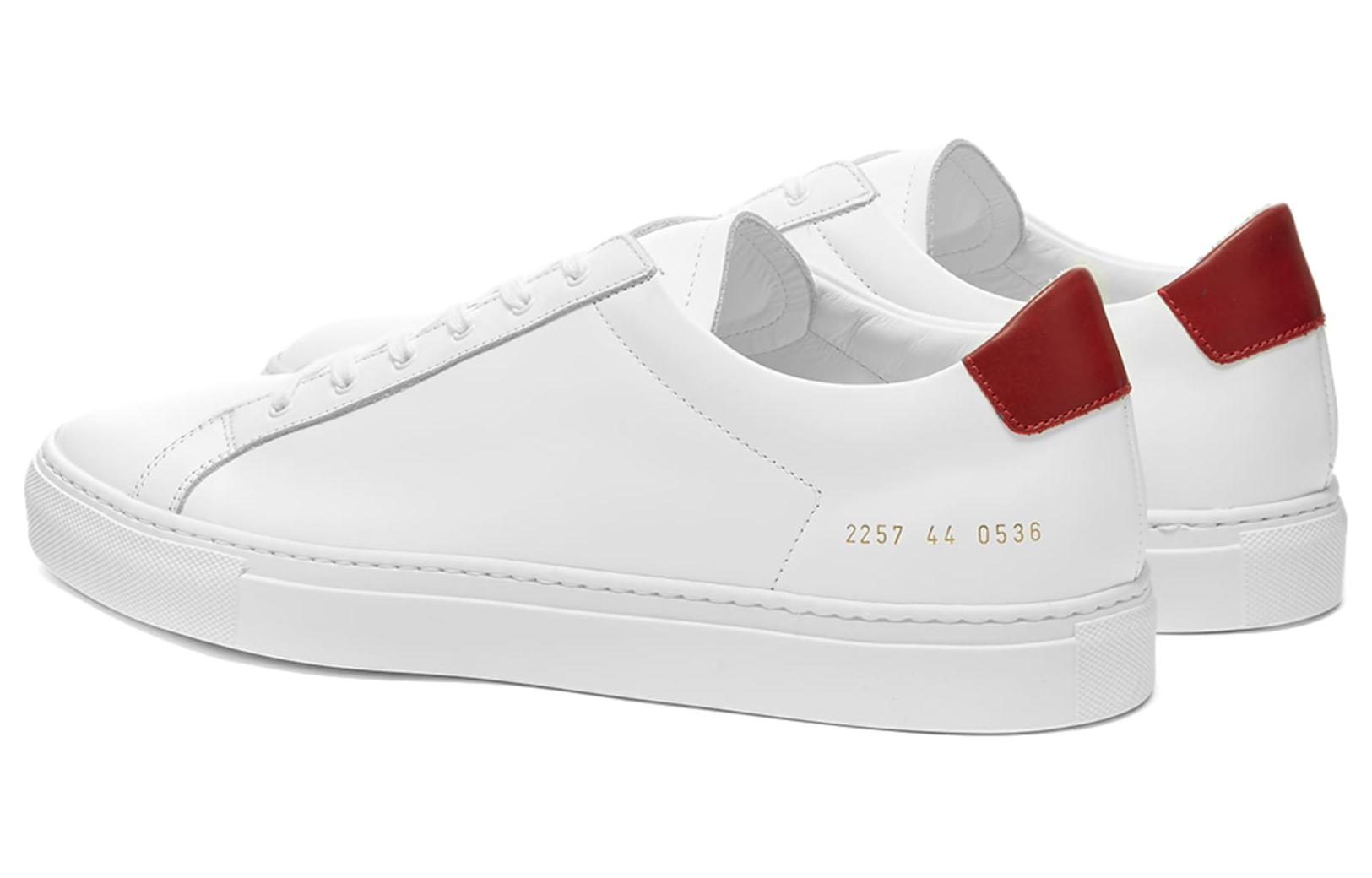 Shop Common Projects Achilles Retro Low ''Blanc Rouge'' 2257-0536