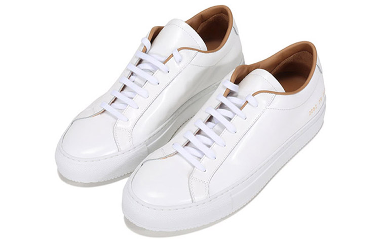 Lookbook Common Projects Achilles 复古款 '白色棕色' 2282-0502