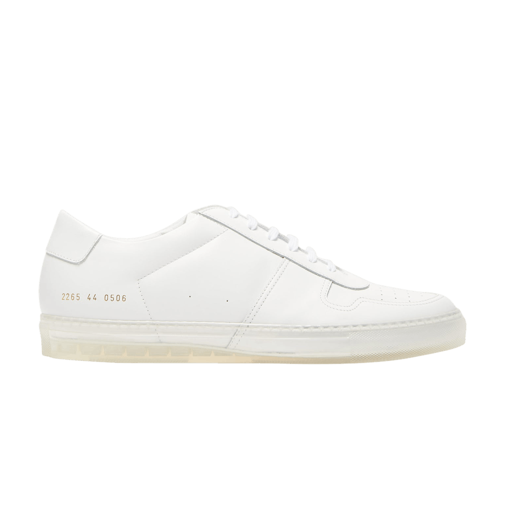 Common Projects BBall Low 'Transparent Sole - White' 2265-0506