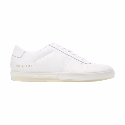 Common Projects BBall Low 'Transparent Sole - White'