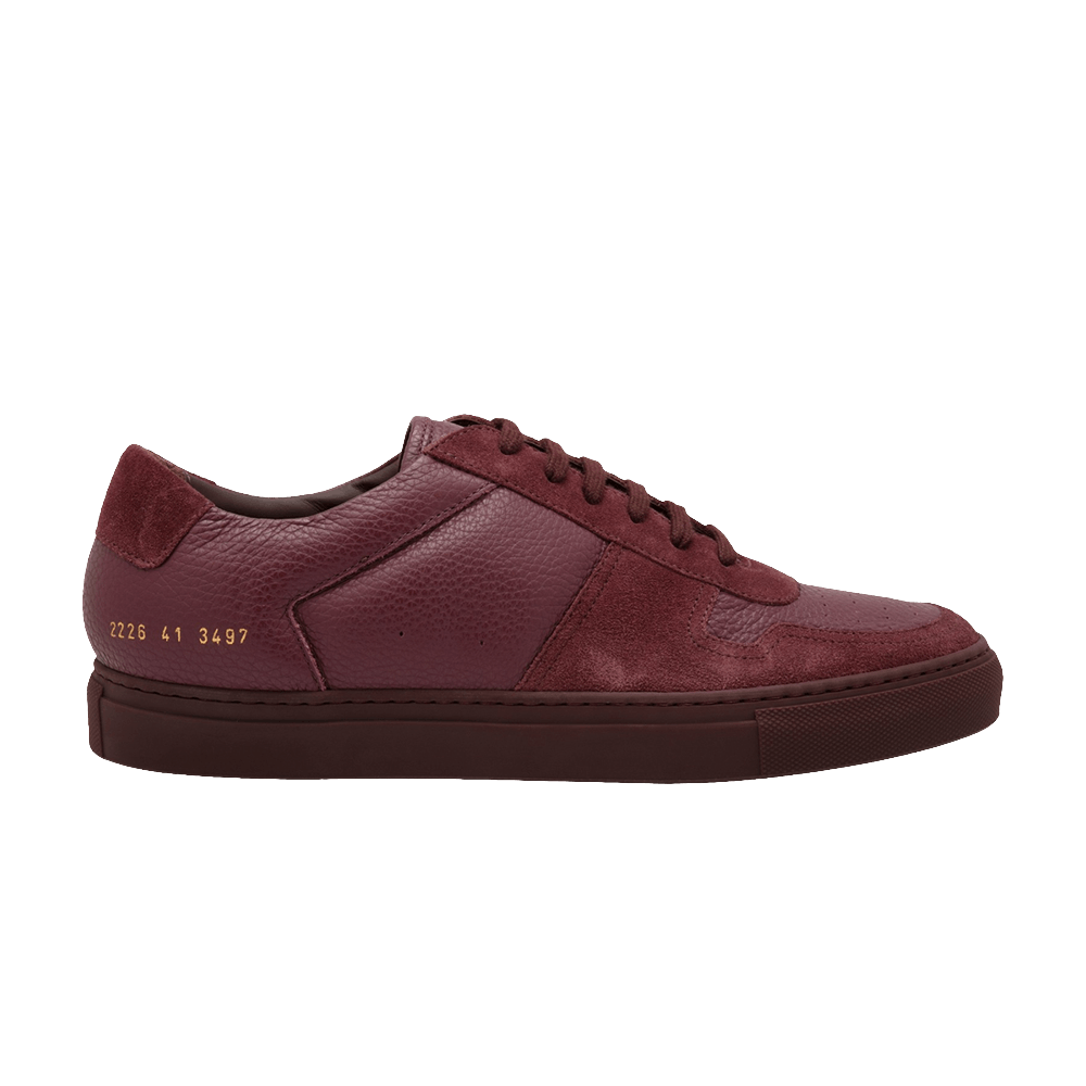 Common Projects Bball Low Premium 'Bordeaux' 2226-3497