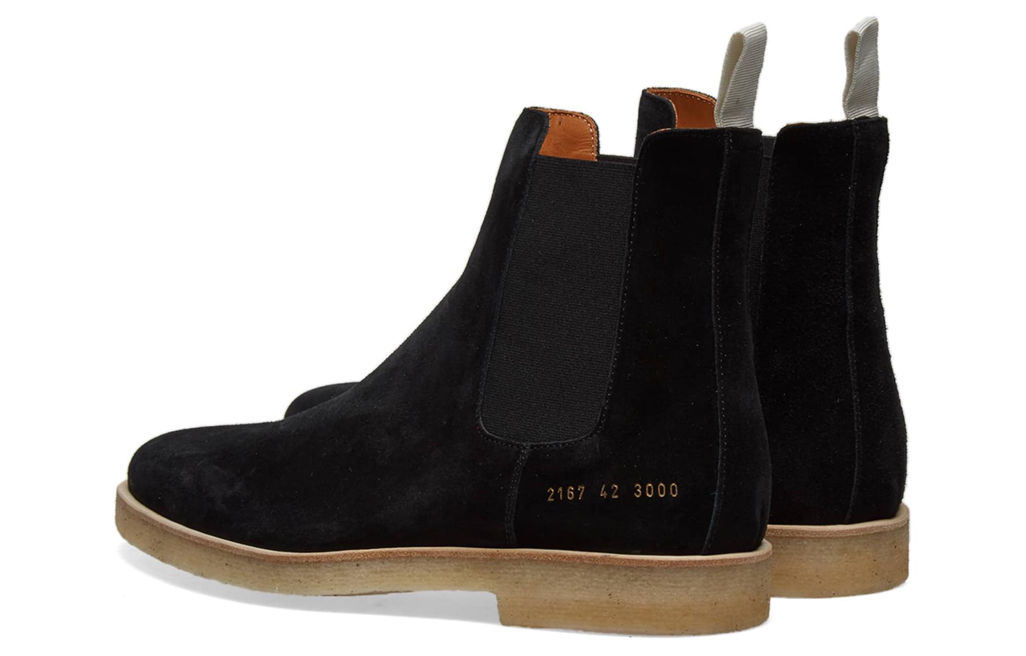 Lookbook Common Projects Chelsea Boot 'Hitam' 2167-3000