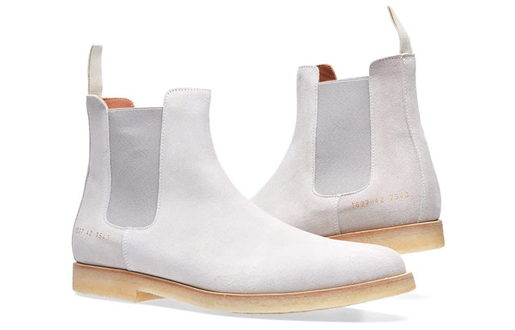 Lookbook Common Projects Stivaletto Chelsea ''Ice'' 1897-7543