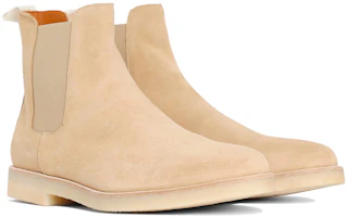 Shop COMMON PROJECTS 切爾西靴「Tan」2167-1302