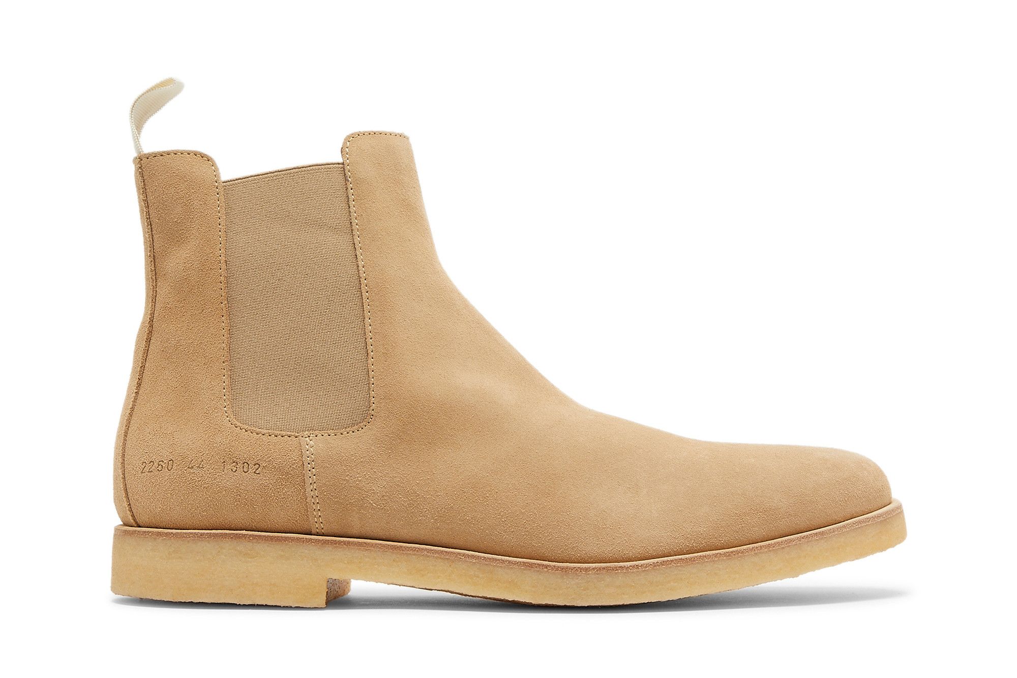 Common Projects Chelsea Boot Suede 'Tan' 2260-1302