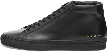 Common Projects Common Project Original Achilles Mid 'Black' 1529-7547 Common Projects Common Project Original Achilles Mid 'Black' 1529-7547