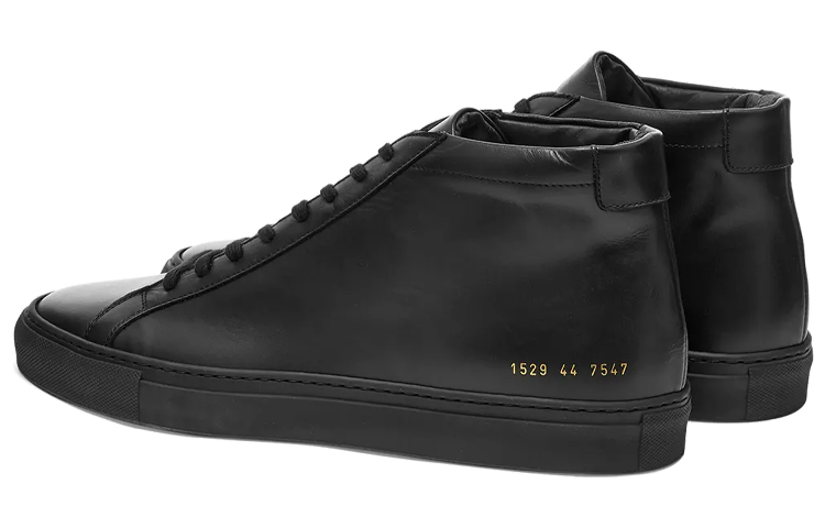 Lookbook Common Projects Original Achilles 中帮黑色篮球鞋 1529-7547
