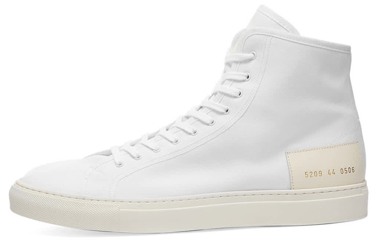 COMMON PROJECTS High-Top Sneakers White Casual Shoes 5209-0506