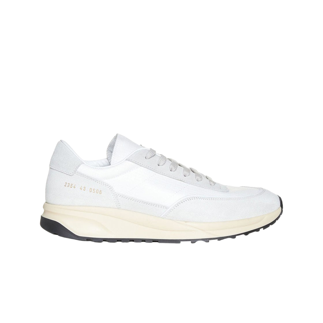Common Projects Leather Low 'White-Grey' 2364-0506
