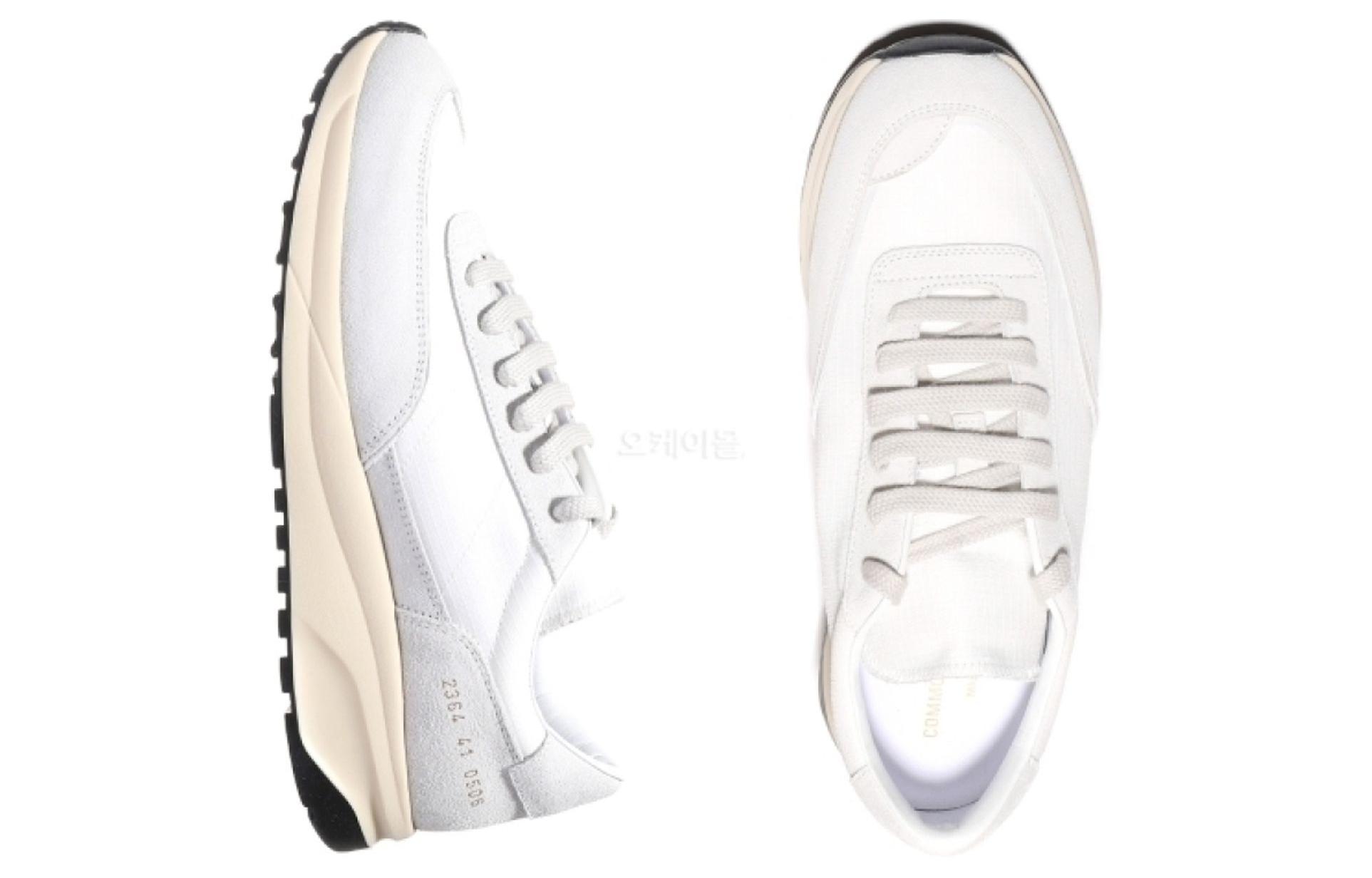 Purchase Common Projects Leather Low 'White-Grey' 2364-0506