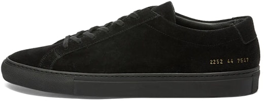 Common Projects Original Achilles Low 'Black Suede' 2252-7547 Common Projects Original Achilles Low 'Black Suede' 2252-7547