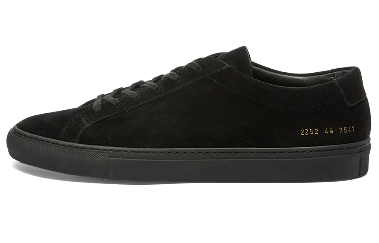 Common Projects Original Achilles Low 'Black Suede' 2252-7547
