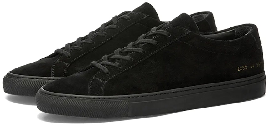 Common Projects Original Achilles Low 'Black Suede' Sepatu Hitam Suede. 2252-7547 Order Common Projects Original Achilles Low 'Black Suede' Sepatu Hitam Suede. 2252-7547