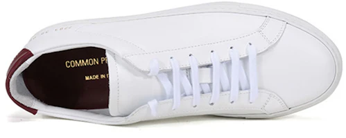 Purchase Common Projects Original Achilles Low ''Blanco-Rojo'' 2283-0536