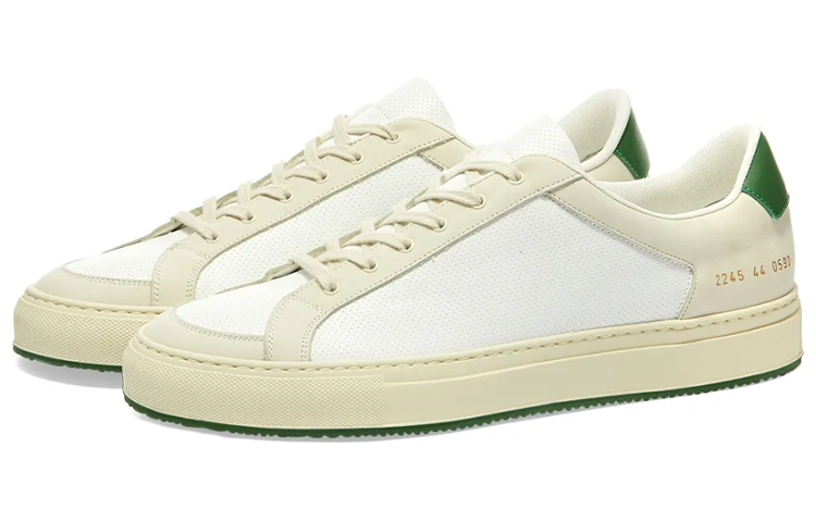 Order コモン プロジェクト レトロ 70's 白/緑 2245-0590