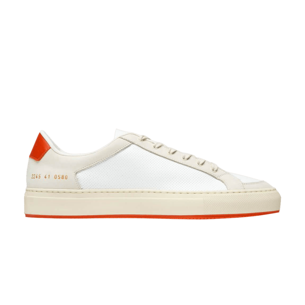 Common Projects Retro 70's 'White Orange' 2245-0580