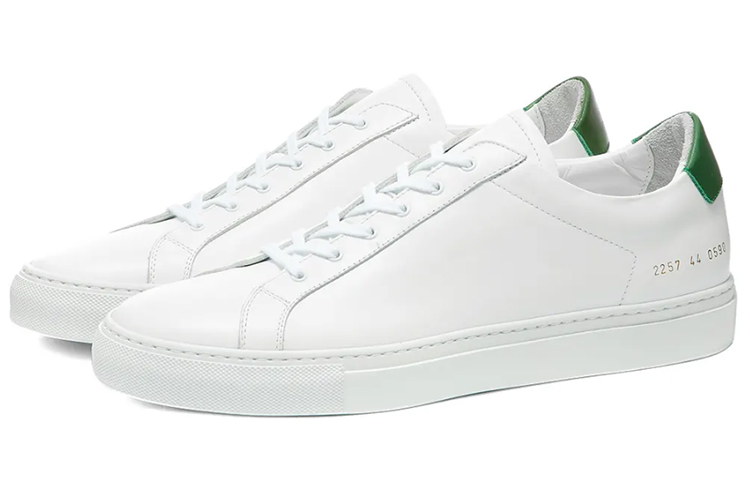 Lookbook Common Projects Retro Low 'White-Green' 2257-0590
