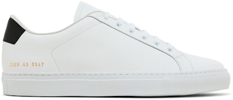 Common Projects Retro Low 'White Black' 2389-0547 Common Projects Retro Low 'White Black' 2389-0547