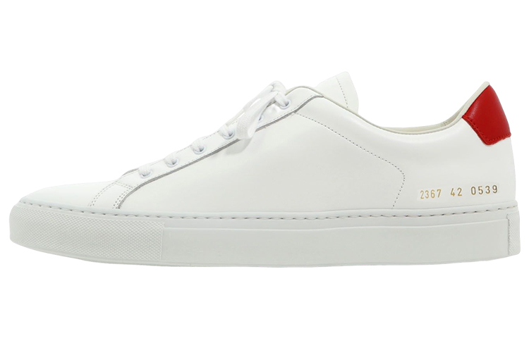 Common Projects Retro Low 'White Red' 2367-0539