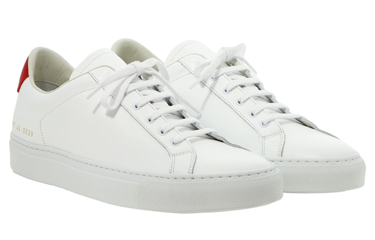 Lookbook コモン プロジェクト レトロ ロー "白赤" 2367-0539