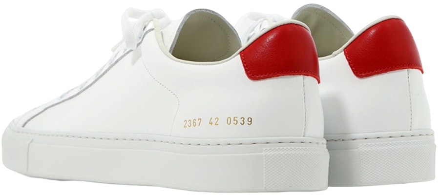 Common Projects 復古低筒 '白紅' 2367-0539 Shop Common Projects 復古低筒 '白紅' 2367-0539