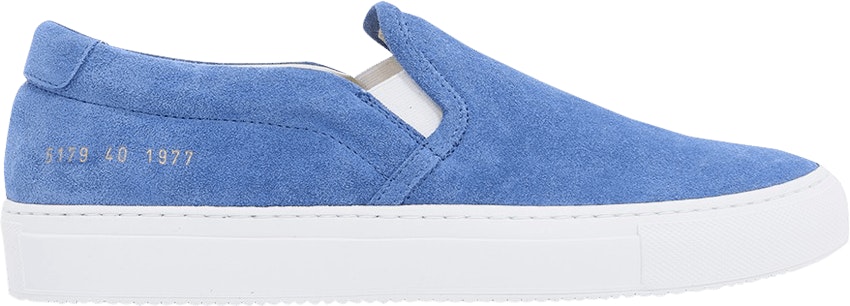common-projects-slip-on-blue-suede