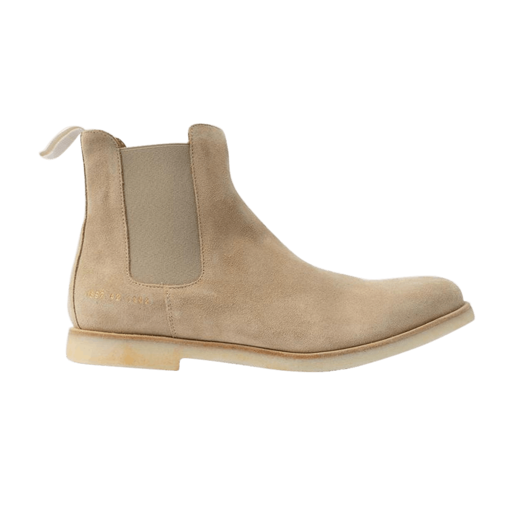 Buy Common Projects 麂皮切尔西靴 '棕褐色' 1897-1302