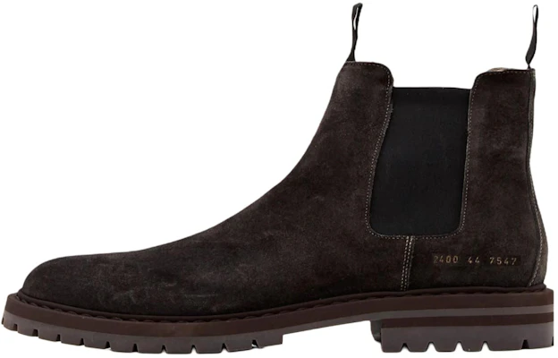 COMMON PROJECTS Suede Chelsea Boots Black Casual Ankle Boots 2400-7547 Buy COMMON PROJECTS Suede Chelsea Boots Black Casual Ankle Boots 2400-7547