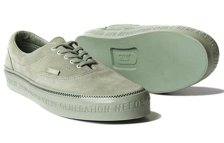 Lookbook コモンウェルス x Vans OGエラLX "デザートセージ" VN0A3CXNTNW