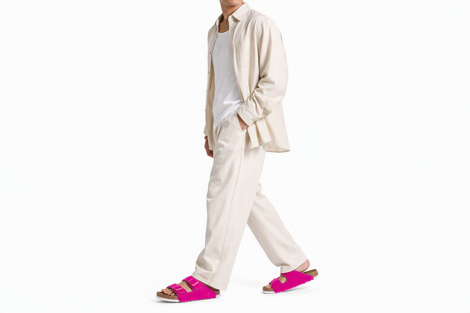 Order Concepts x Birkenstock Arizona 拖鞋 '炫酷粉红' 1027729
