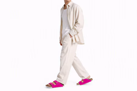 Order CONCEPTS x Birkenstock Arizona 露趾套足 百搭時尚 一字拖鞋 男女款 粉紫色