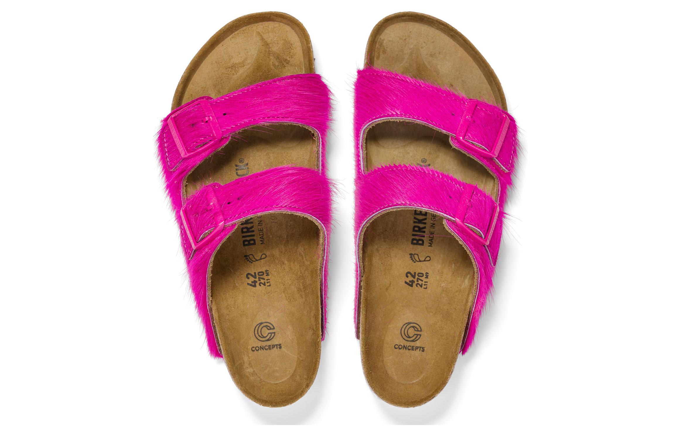 Concepts Birkenstock Arizona Sandal 'Hyper Pink' 圖 6