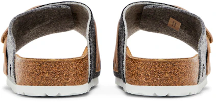 Details for CONCEPTS x Birkenstock 京都 皮革 羊毛氈 舒適百搭 一字拖鞋 男款 灰黑
