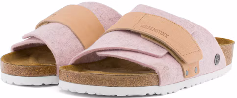 Shop CONCEPTS x Birkenstock 京都系列 皮革 羊毛毡 舒适百搭 一字拖鞋 男款 淺粉色