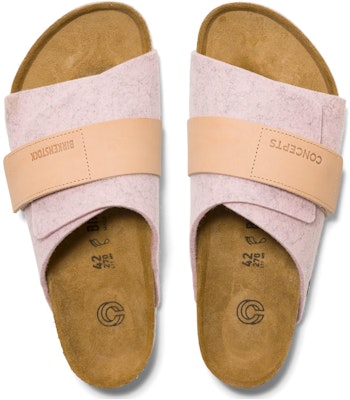Concepts x Birkenstock Kyoto 'Merah Jambu Lembut' 1027540 Details for Concepts x Birkenstock Kyoto 'Merah Jambu Lembut' 1027540