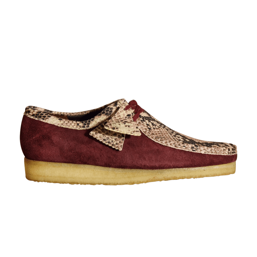 Concepts x Clarks Wallabee 'Snakeskin - Burgundy' 26120694