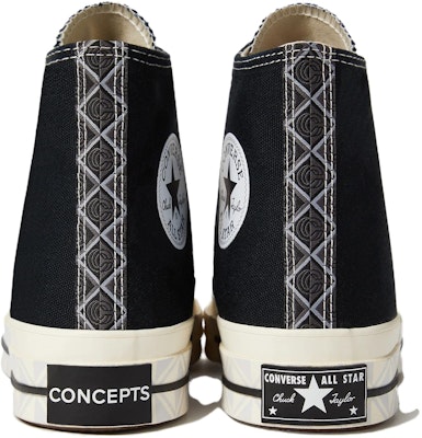 Concepts x Converse Chuck 70 Tinggi 'Almas - Hitam' A02332C Shop Concepts x Converse Chuck 70 Tinggi 'Almas - Hitam' A02332C
