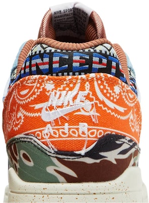 Concepts x Nike Air Max 1 'Heavy' Lelaki Wanita Kasut Sneaker Trending DN1803-900 Sizing Concepts x Nike Air Max 1 'Heavy' Lelaki Wanita Kasut Sneaker Trending DN1803-900