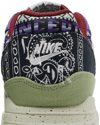 Concepts x Nike Air Max 1 'Olive Canvas' DN1803-300 Sizing Concepts x Nike Air Max 1 'Olive Canvas' DN1803-300