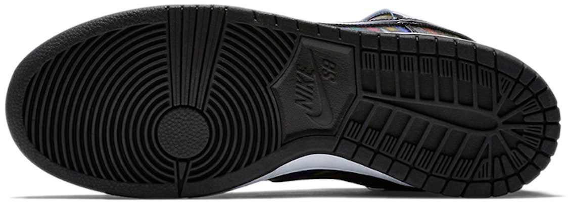 Nike Concepts x SB Skateboard Dunk High Stained Glass 'Hitam' 313171-606(S-BOX) Details for Nike Concepts x SB Skateboard Dunk High Stained Glass 'Hitam' 313171-606(S-BOX)