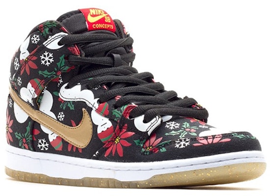 Concepts x Nike SB Dunk High Premium “丑陋圣诞毛衣” 635525-006 Lookbook Concepts x Nike SB Dunk High Premium “丑陋圣诞毛衣” 635525-006