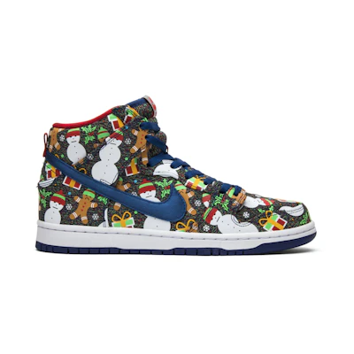 Concepts Nike SB Dunk High Pro 'Ugly Christmas Sweater' 2017