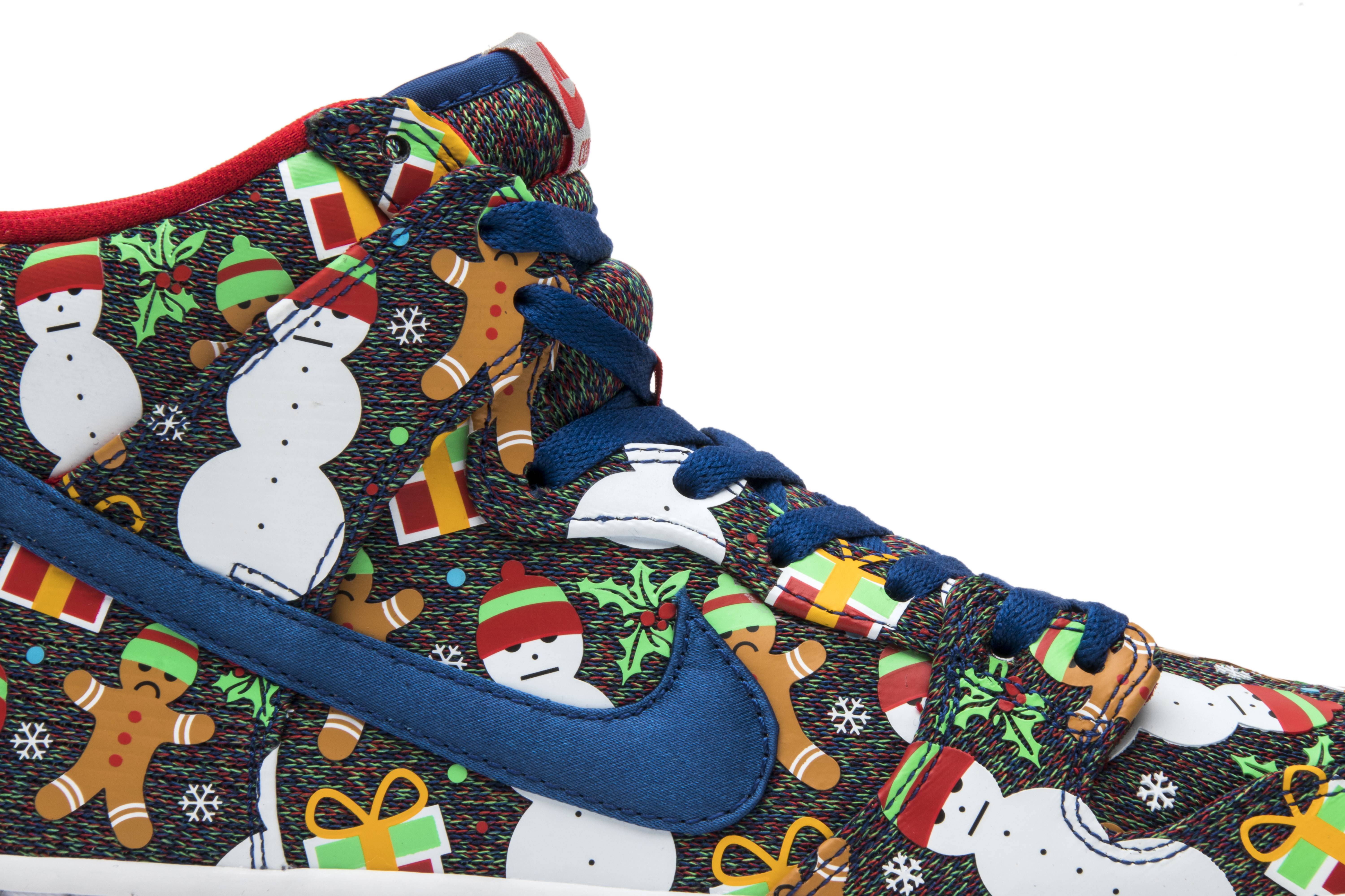 Buy Concepts x Nike SB Dunk High Pro Ugly Christmas Sweater 2017 881758 446 Novelship