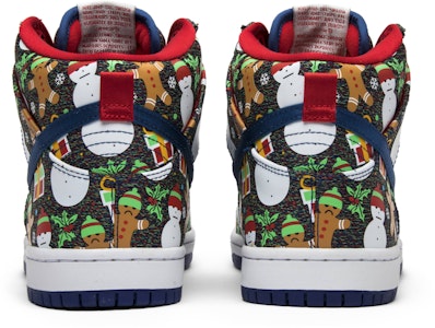 Concepts x Nike SB Dunk High Pro 'Suéter Navideño Feo' 2017 881758-446 Details for Concepts x Nike SB Dunk High Pro 'Suéter Navideño Feo' 2017 881758-446