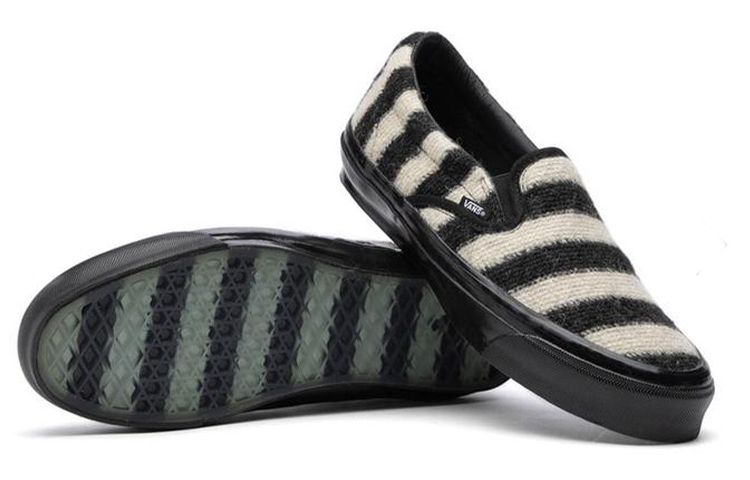 Shop Concepts x Vans OG Classic Slip-On LX 'Mohair - Hitam' VN0A45JK04H